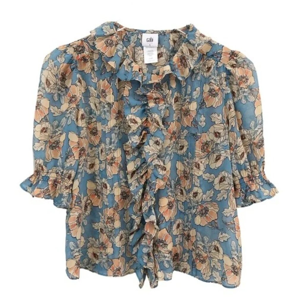 Cabi 6507 Cherish Top Spring 2024 Large EUC - Picture 2 of 8